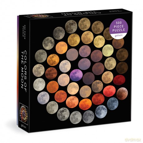 Colors of the Moon 500 Piece Puzzle [KSIĄŻKA]