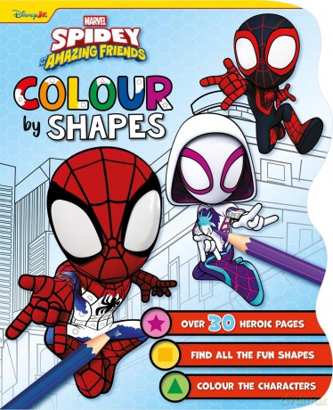 Colour By Shapes Marvel [KSIĄŻKA]