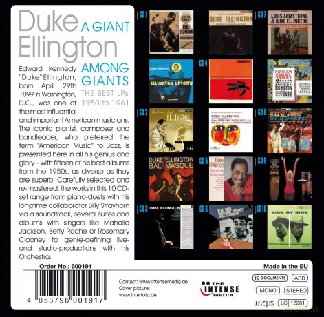 Duke Ellington: A Giant Among Giants - The Best LPs 1950 to 1961 (BOX) [10CD]