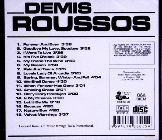 Demis Roussos: The Best Of [CD]