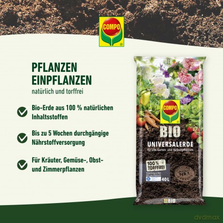 Compo: COMPO BIO Universalerde 7,5 l