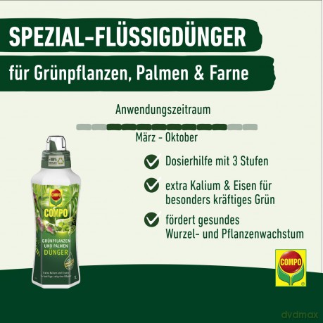 Compo: COMPO Grźnpflanzendźnger 1,0 l