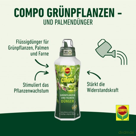 Compo: COMPO Grźnpflanzendźnger 1,0 l