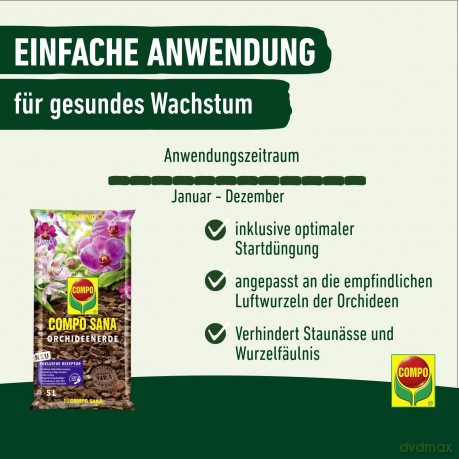 Compo: COMPO SANA Orchideenerde 5,0 l