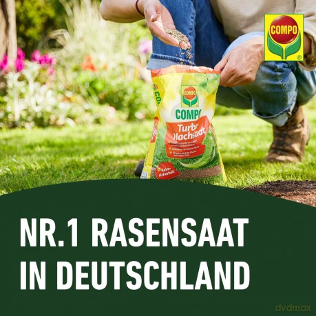 Compo: COMPO Turbo-Nachsaat Rasensamen 1,0 kg
