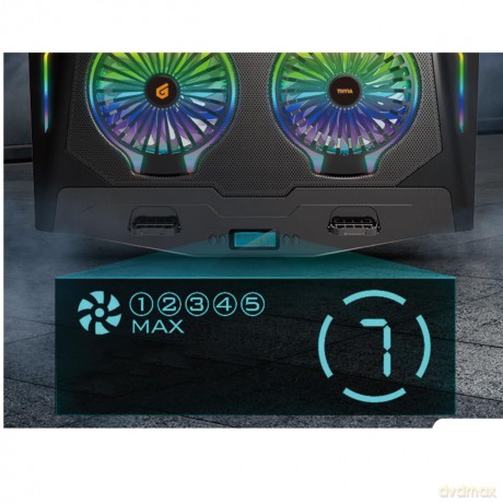 CONCEPTRONIC 2-Fan Cooling Pad (17.0")/