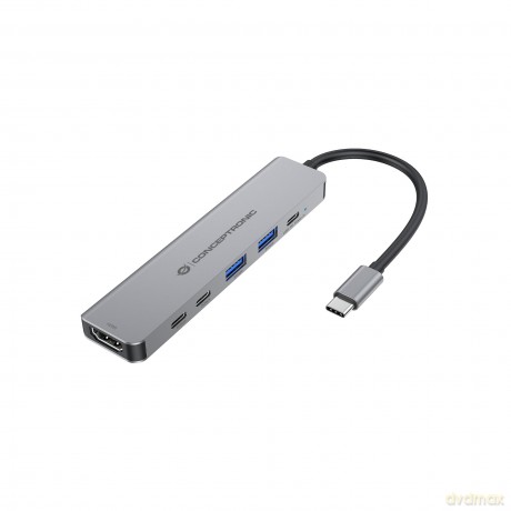 CONCEPTRONIC 6-1 Dock USB-C->HDMI,2xUSB