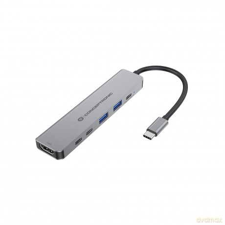 CONCEPTRONIC 6-1 Dock USB-C->HDMI,2xUSB