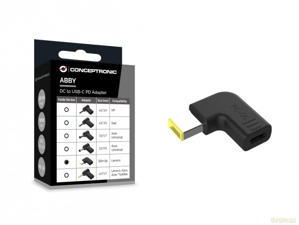 CONCEPTRONIC Adapter USB-C -> DC, Lenovo