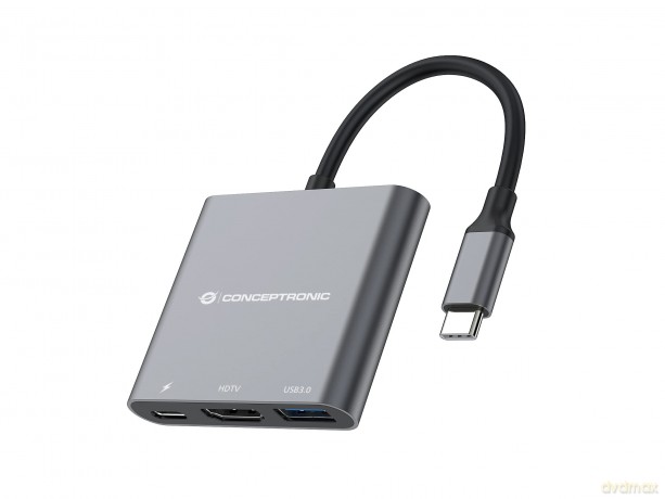 CONCEPTRONIC Dock USB-C->HDMI,USB3.0,100