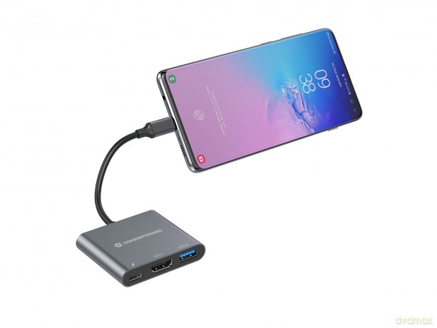 CONCEPTRONIC Dock USB-C->HDMI,USB3.0,100