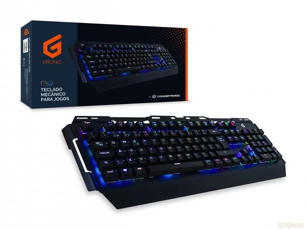 CONCEPTRONIC Gaming Tasta., RGB, PT, Blu