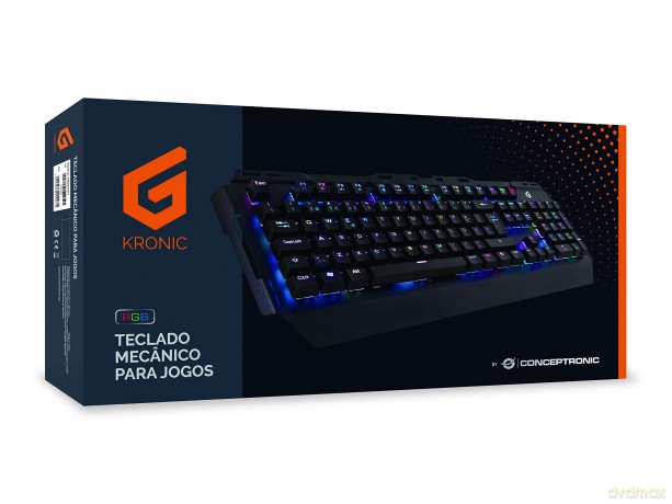 CONCEPTRONIC Gaming Tasta., RGB, PT, Blu