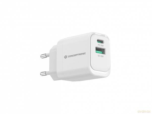 CONCEPTRONIC Ladegert 2Port 33W,1xUSB-C