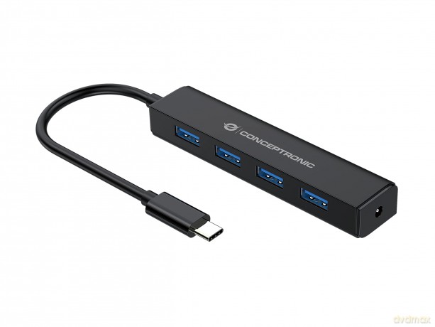 CONCEPTRONIC USB-Hub 4-Port 3.1/C->4x3.0