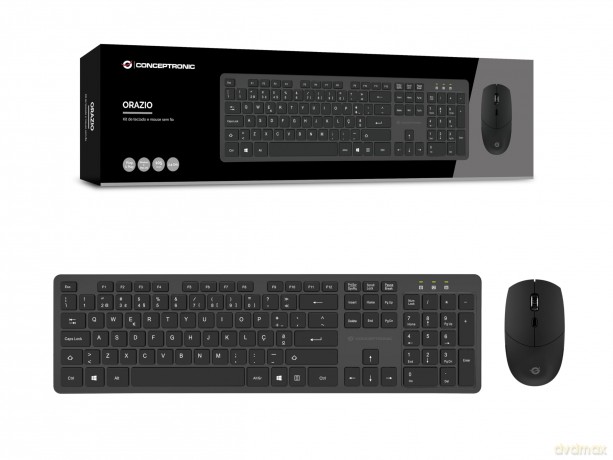 CONCEPTRONIC Wireless Keyboard+Mouse,Lay