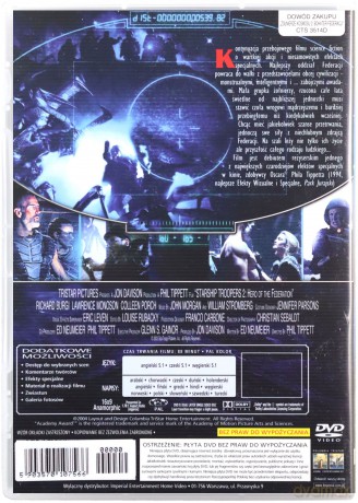 Żołnierze kosmosu 2: Bohater Federacji [DVD]