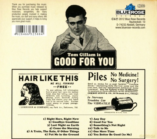 Tom Gillam: Good For You [CD]