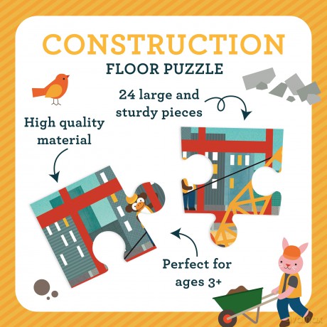 Construction Site Floor Puzzle