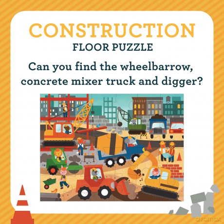 Construction Site Floor Puzzle