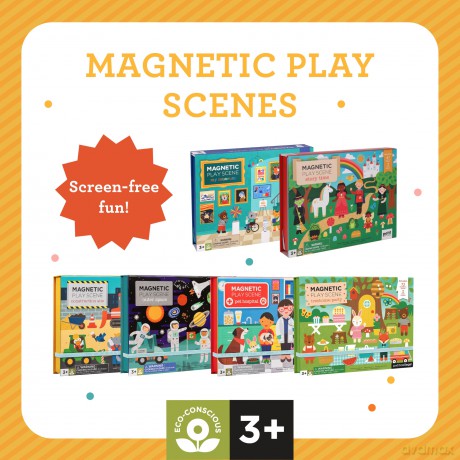 Construction Site Magnetic Play Scene [KSIĄŻKA]