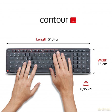 Contour Balance Tastatur wired DE-La