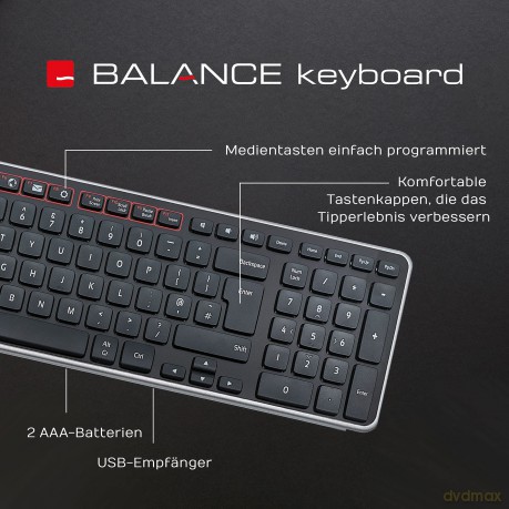 Contour Balance Tastatur wireless DE-La