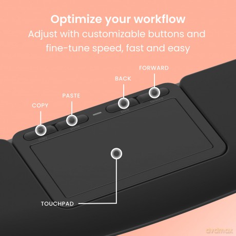 Contour Touch Ergonomic Touchpad wired