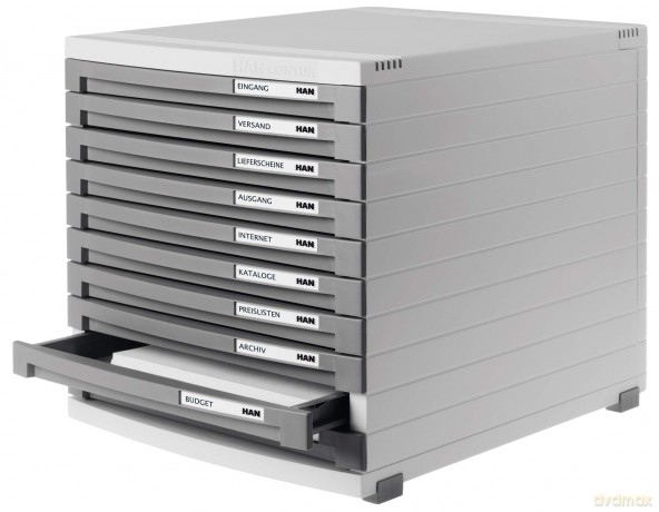 Contur Schubl.Box 10flach.Gesc