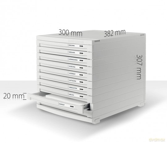 Contur Schubl.Box 10flach.Offe