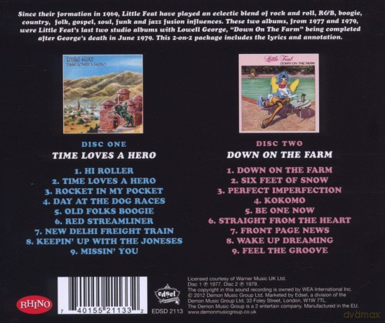 Little Feat: Time Loves A Hero + Down On The Farm [2CD]