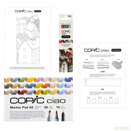 Copicâž: COPIC Ciao 3D Architect Palette Starter