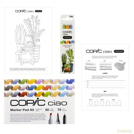 Copicâž: COPIC Ciao 3D Botanic Palette Starter L