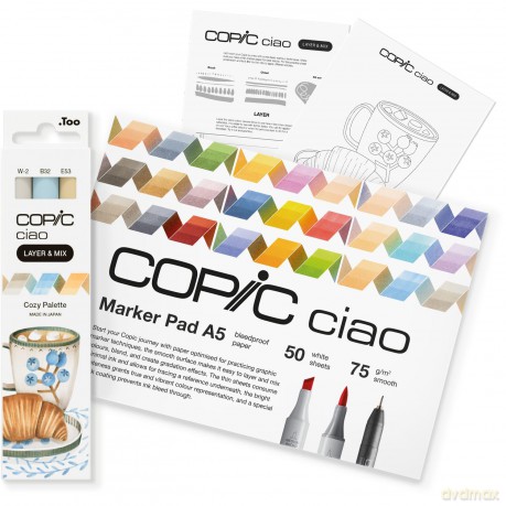 Copicâž: COPIC Ciao 3D Cozy Palette Starter Layo