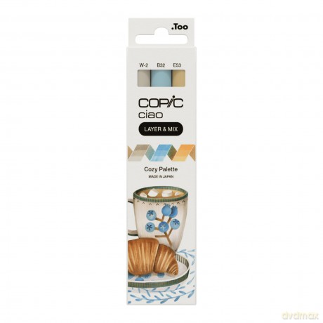 Copicâž: COPIC Ciao 3D Cozy Palette Starter Layo
