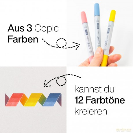 Copicâž: COPIC Ciao Brilliant Palette Layoutmark