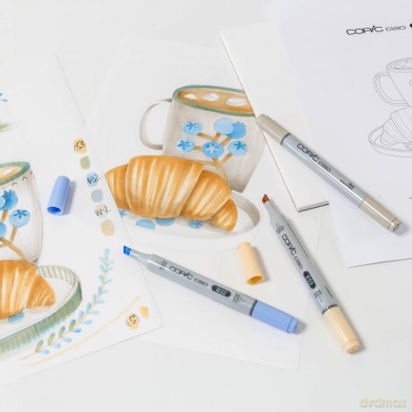 Copicâž: COPIC Ciao Cozy Palette Layoutmarker-Se
