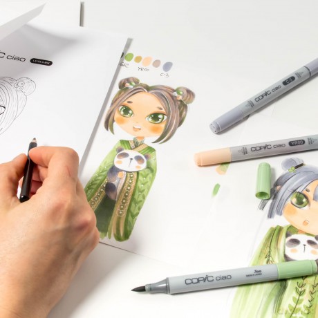 Copicâž: COPIC Ciao Natural Palette Layoutmarker