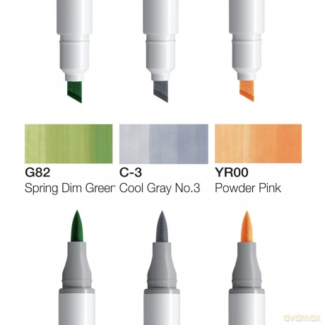 Copicâž: COPIC Ciao Natural Palette Layoutmarker