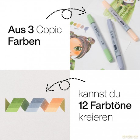 Copicâž: COPIC Ciao Natural Palette Layoutmarker