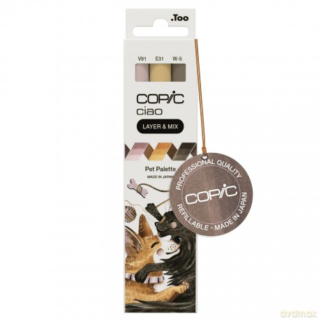 Copicâž: COPIC Ciao Pet Palette Layoutmarker-Set