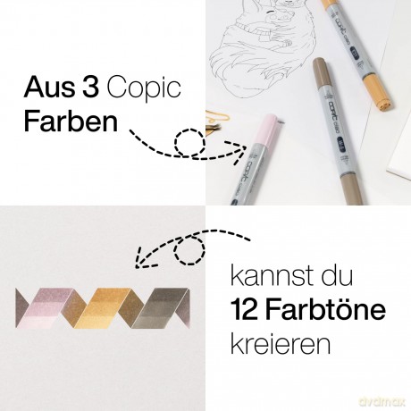 Copicâž: COPIC Ciao Pet Palette Layoutmarker-Set