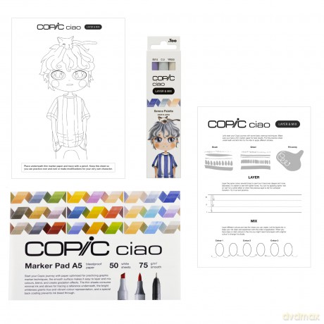 Copicâž: COPIC Ciao Serene Palette Starter Layou