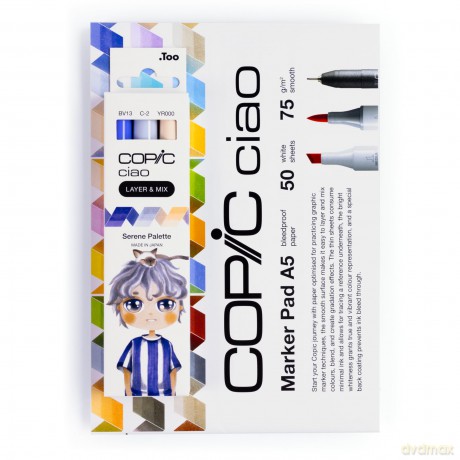Copicâž: COPIC Ciao Serene Palette Starter Layou