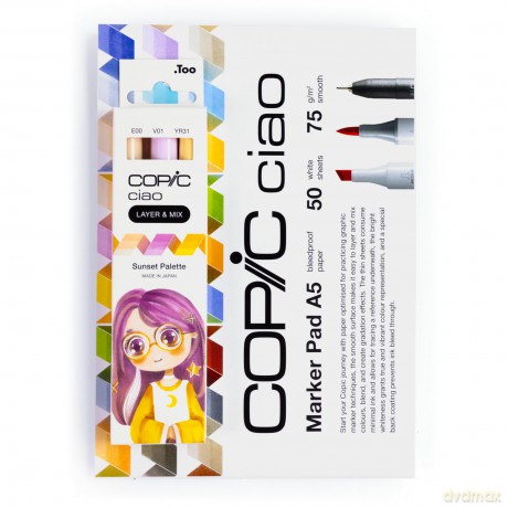 Copicâž: COPIC Ciao Sunset Palette Starter Layou