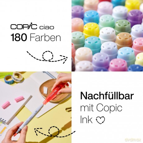 Copicâž: COPIC Ciao Vibrant Palette Layoutmarker