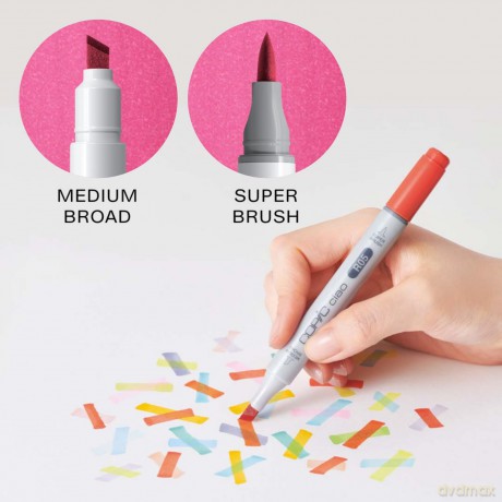 Copicâž: COPIC Ciao Vibrant Palette Layoutmarker