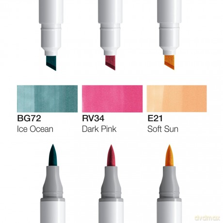 Copicâž: COPIC Ciao Vibrant Palette Layoutmarker