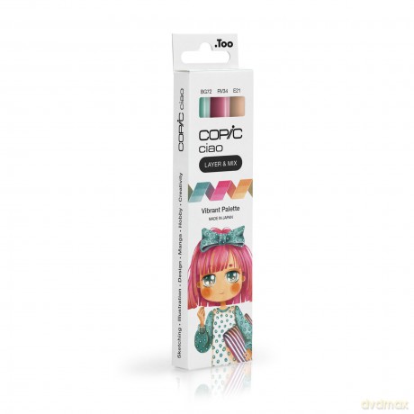 Copicâž: COPIC Ciao Vibrant Palette Layoutmarker