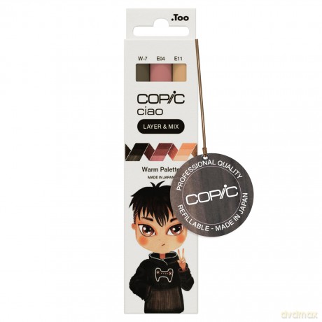 Copicâž: COPIC Ciao Warm Palette Layoutmarker-Se